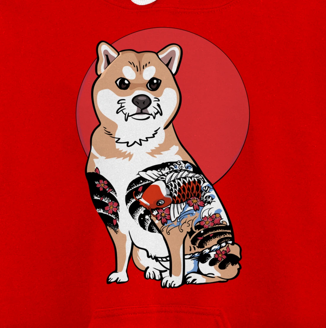 Yakuza Shiba Inu Pullover Hoodie