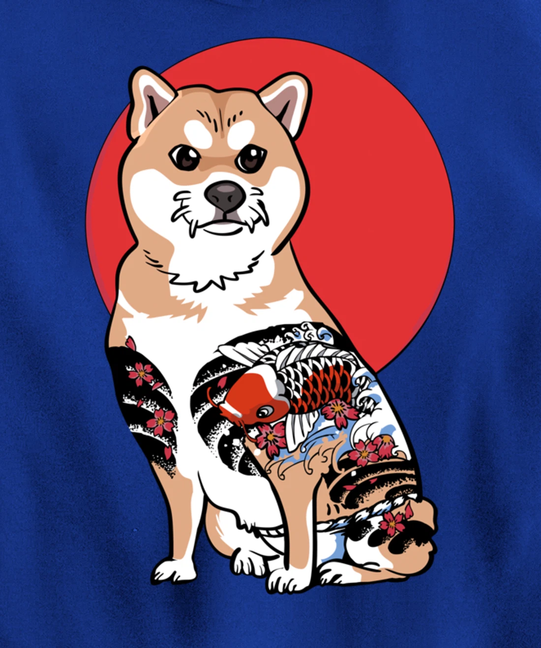Yakuza Shiba Inu Pullover Hoodie