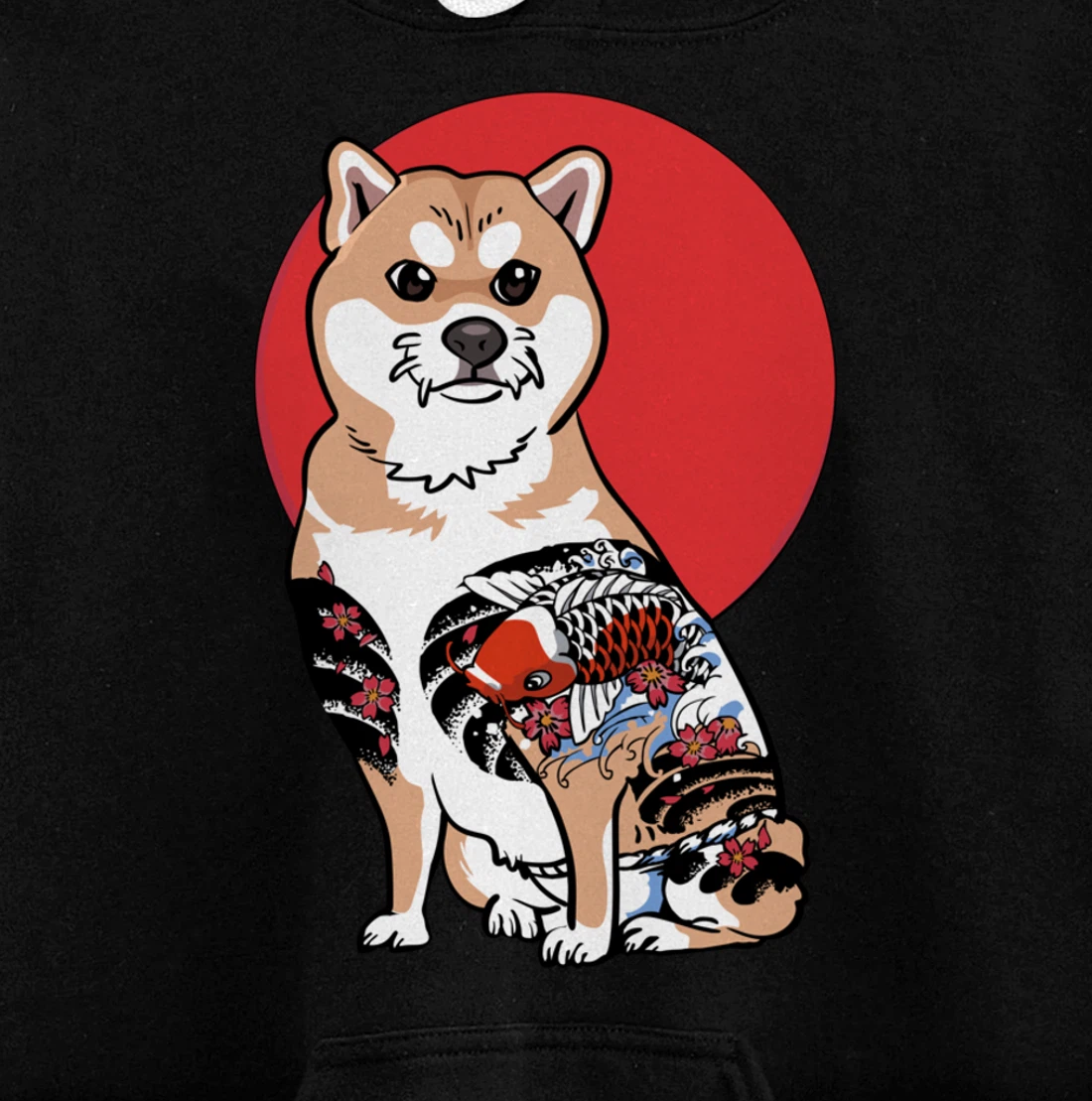 Yakuza Shiba Inu Pullover Hoodie