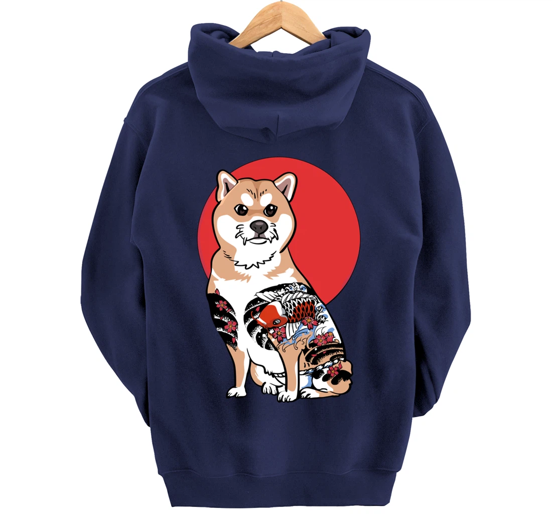 Yakuza Shiba Inu Pullover Hoodie