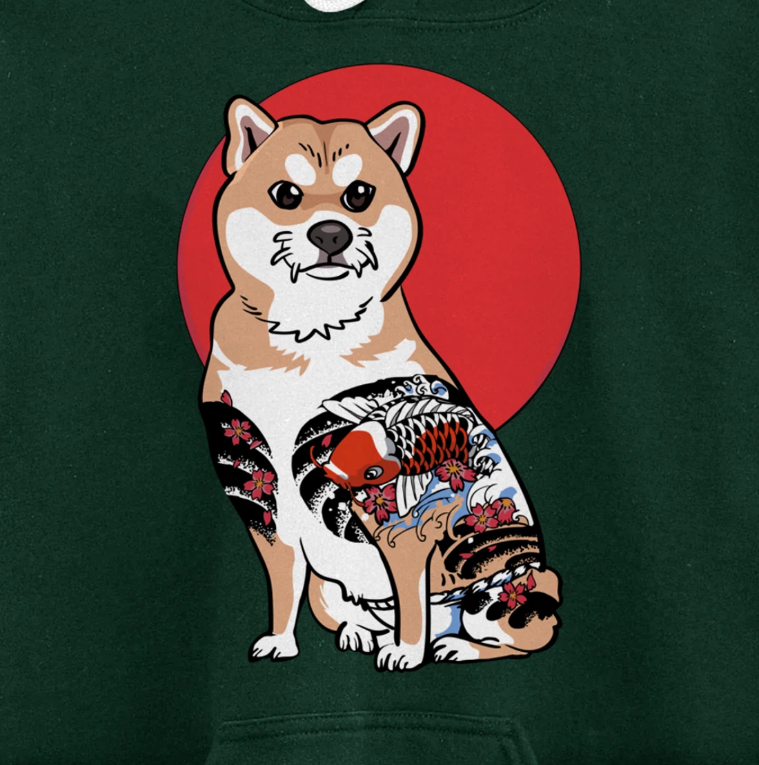 Yakuza Shiba Inu Pullover Hoodie
