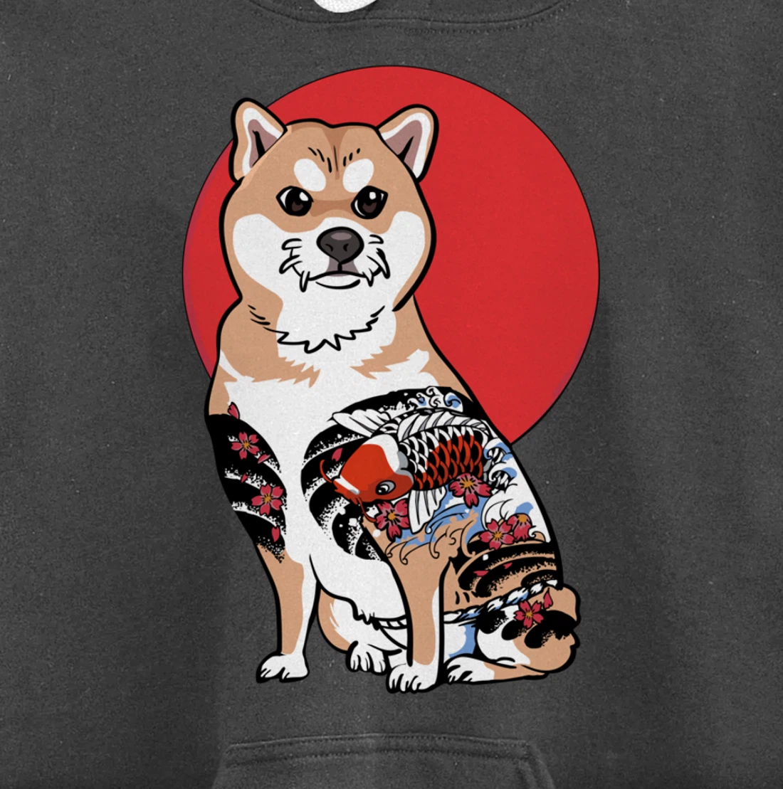 Yakuza Shiba Inu Pullover Hoodie