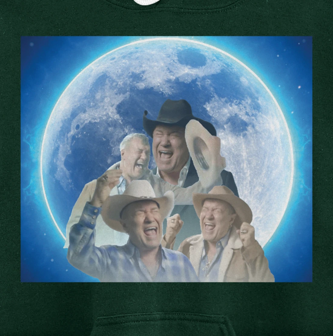 Screaming Cowboy Meme Pullover Hoodie