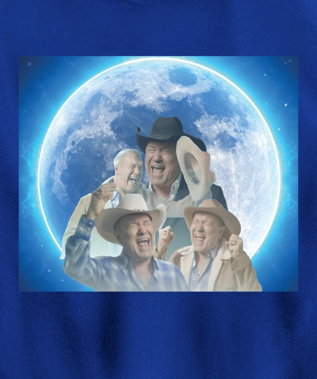 Screaming Cowboy Meme Pullover Hoodie