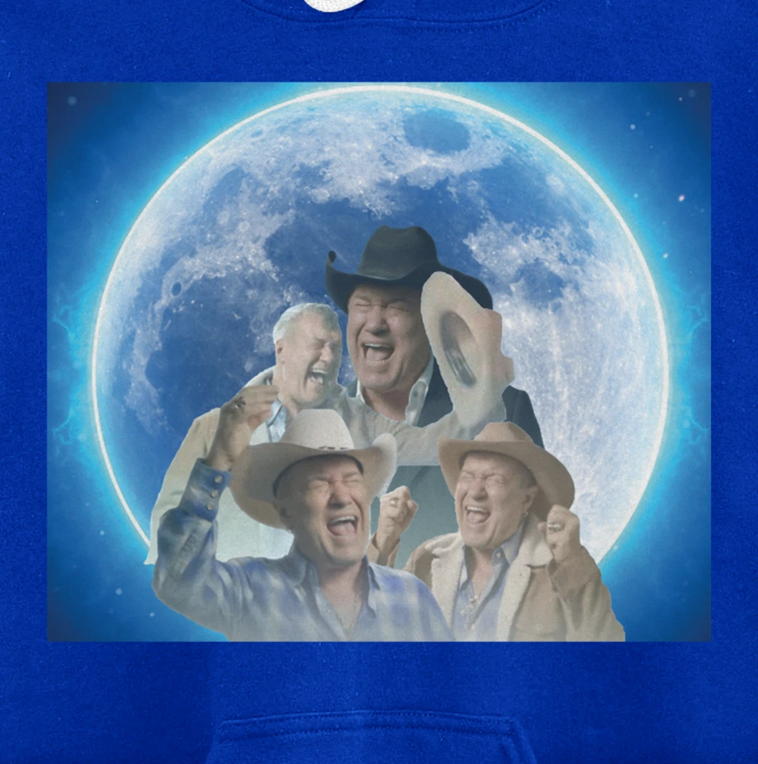 Screaming Cowboy Meme Pullover Hoodie