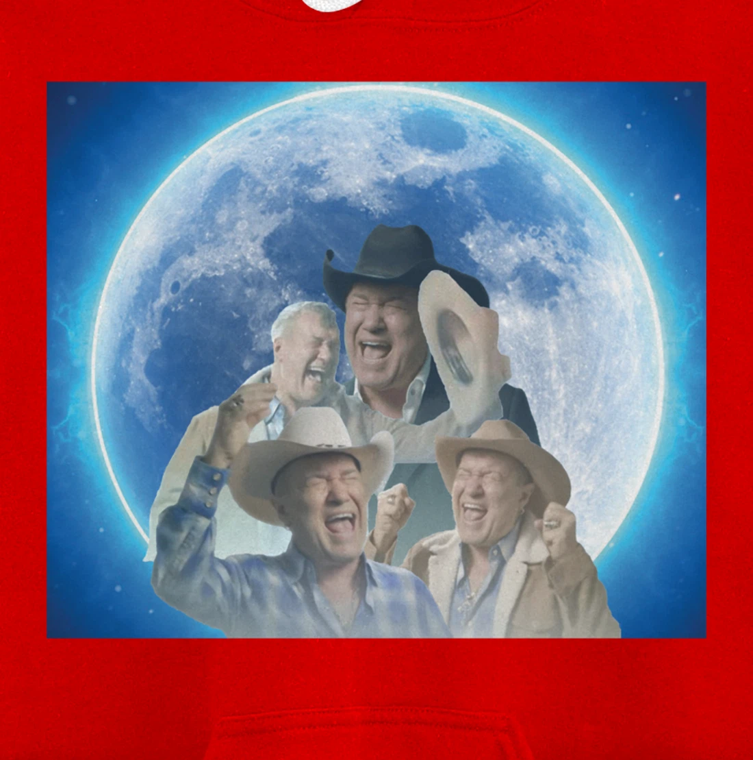 Screaming Cowboy Meme Pullover Hoodie