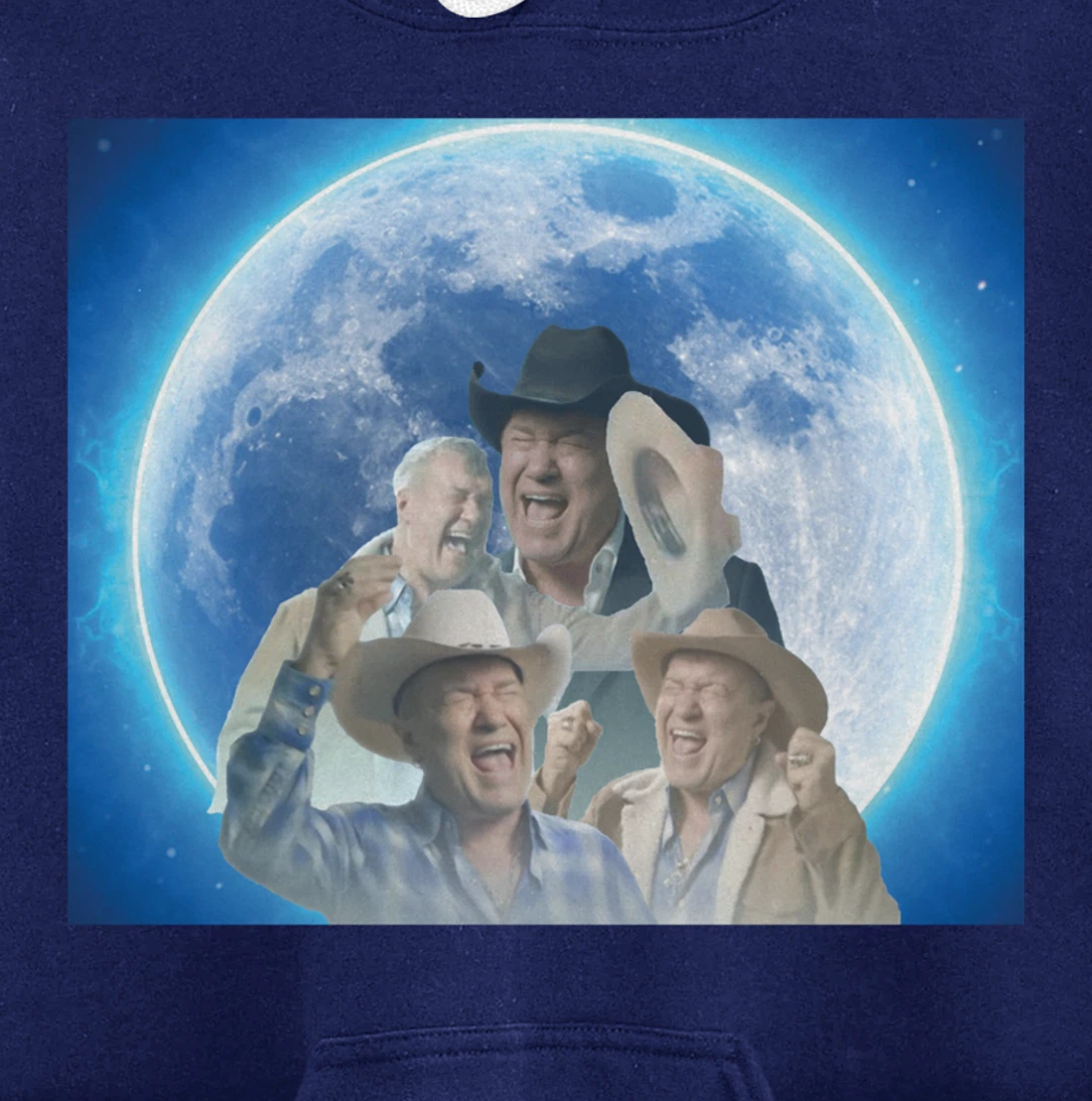 Screaming Cowboy Meme Pullover Hoodie