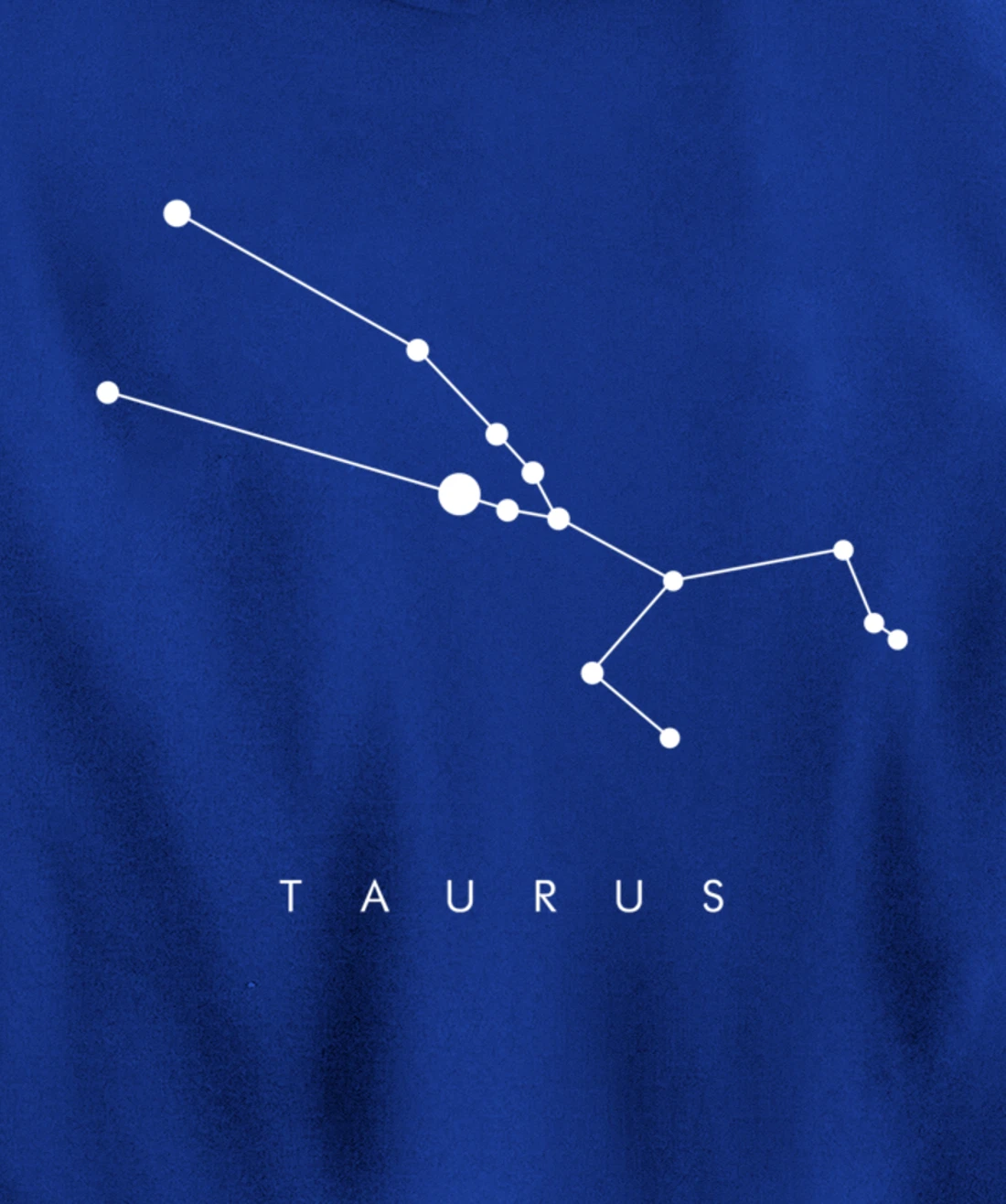 Minimal Taurus Constellation Astronomy and Space Design Pullover Hoodie