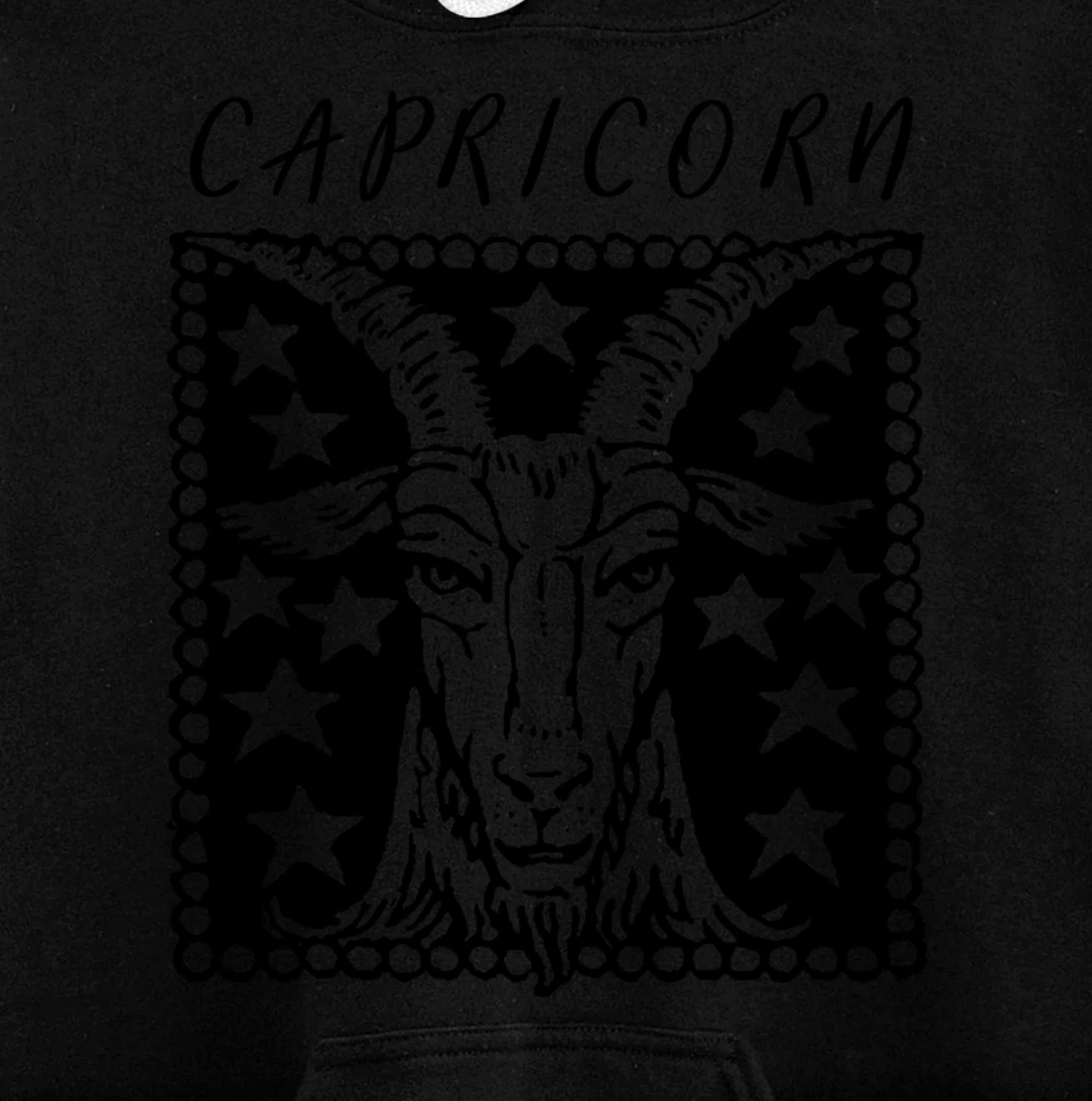 Zodiac Sign Capricorn Pullover Hoodie