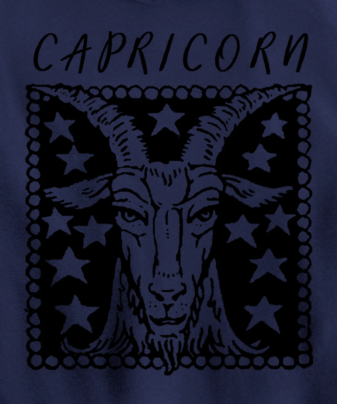 Zodiac Sign Capricorn Pullover Hoodie