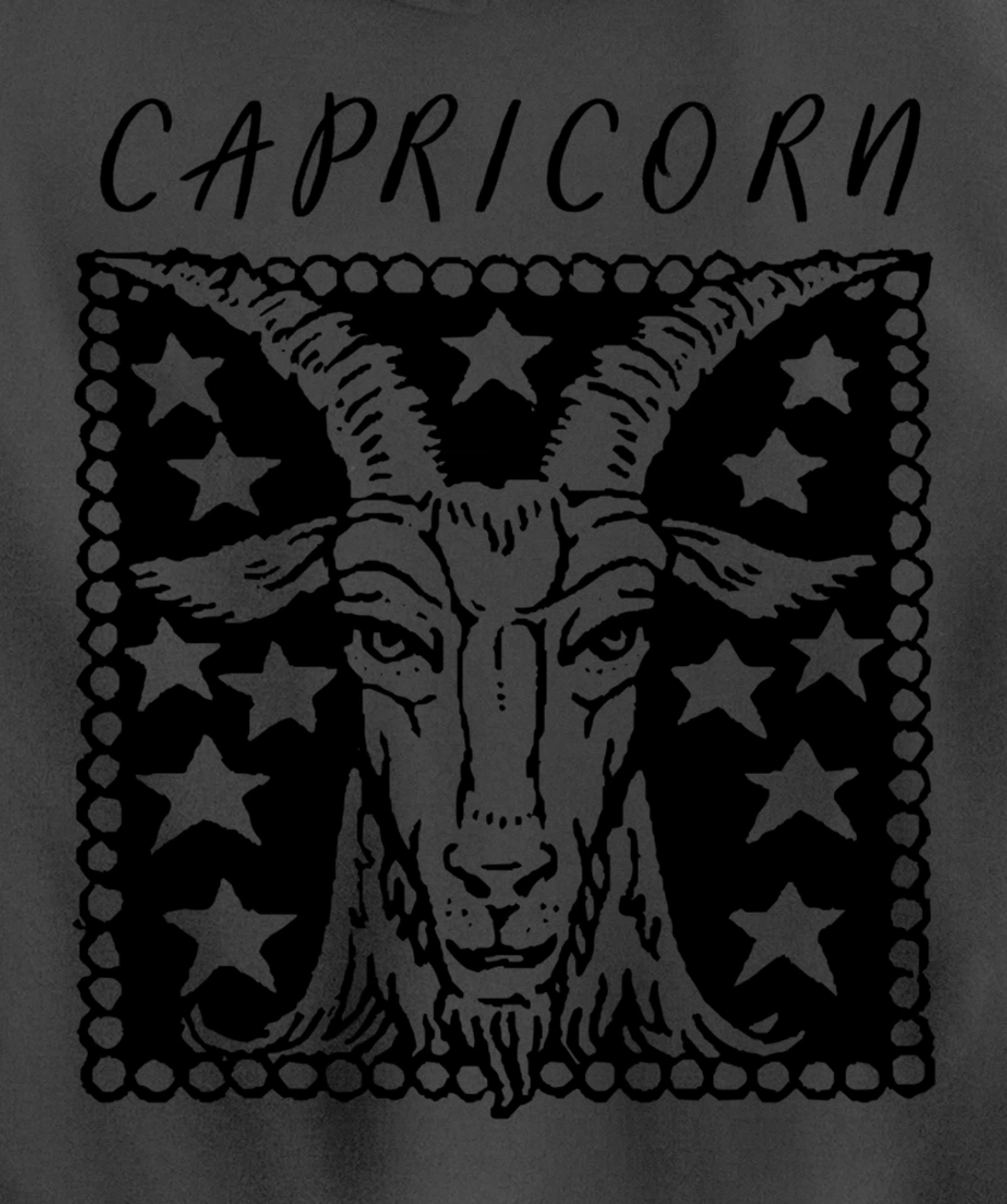 Zodiac Sign Capricorn Pullover Hoodie