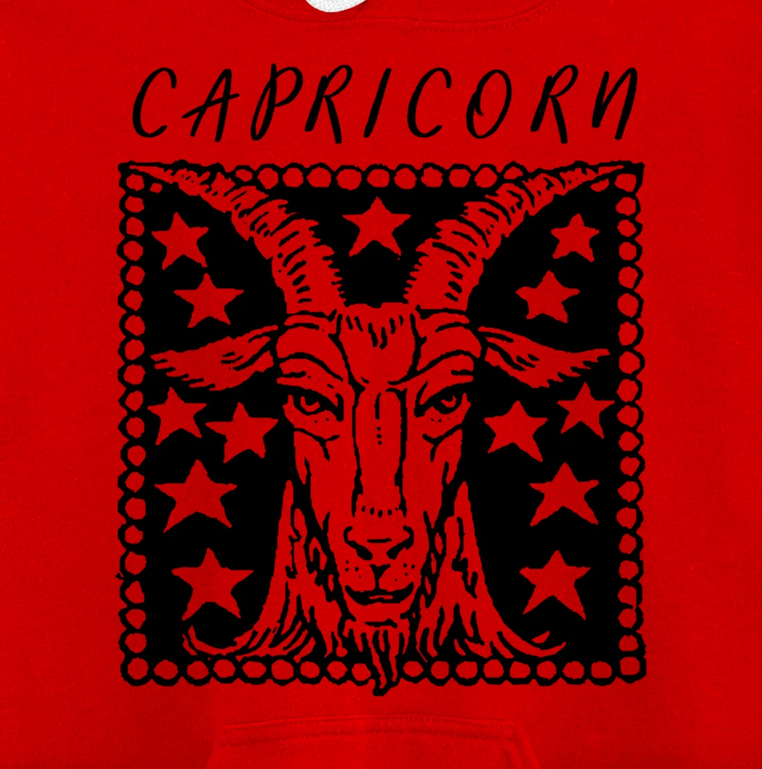 Zodiac Sign Capricorn Pullover Hoodie