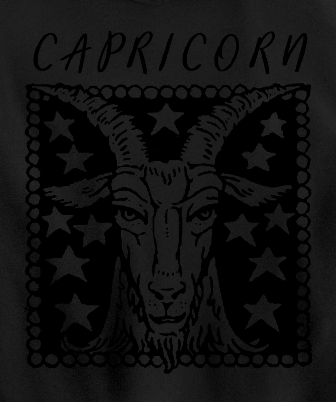 Zodiac Sign Capricorn Pullover Hoodie