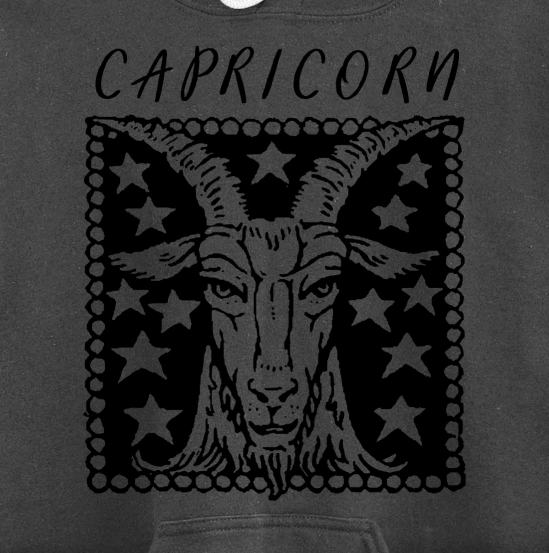 Zodiac Sign Capricorn Pullover Hoodie