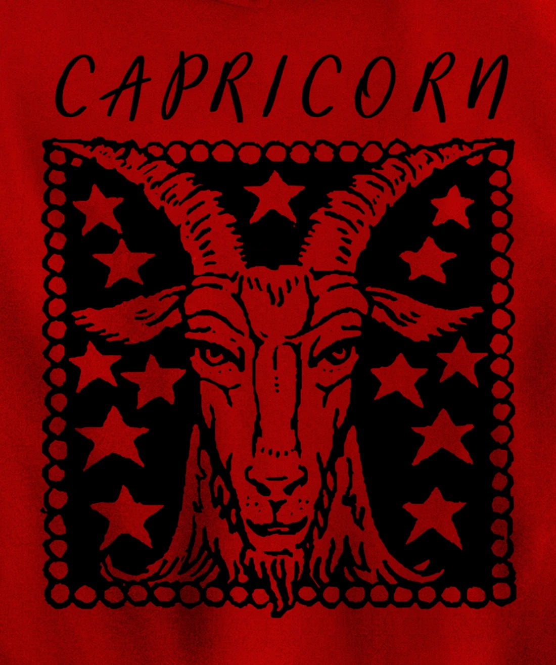 Zodiac Sign Capricorn Pullover Hoodie