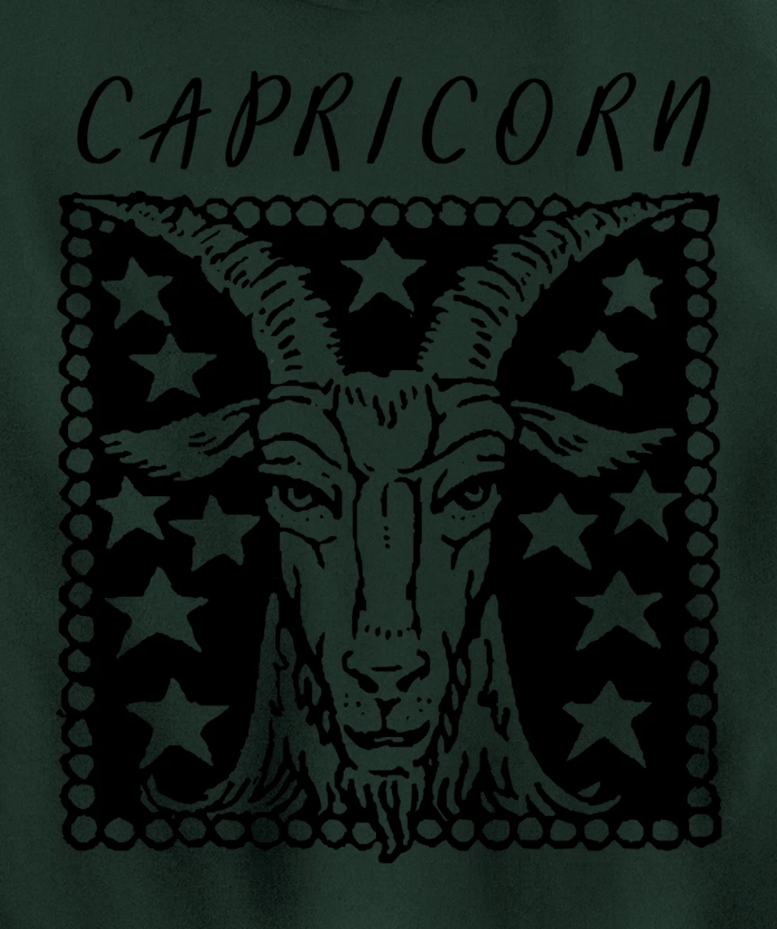 Zodiac Sign Capricorn Pullover Hoodie