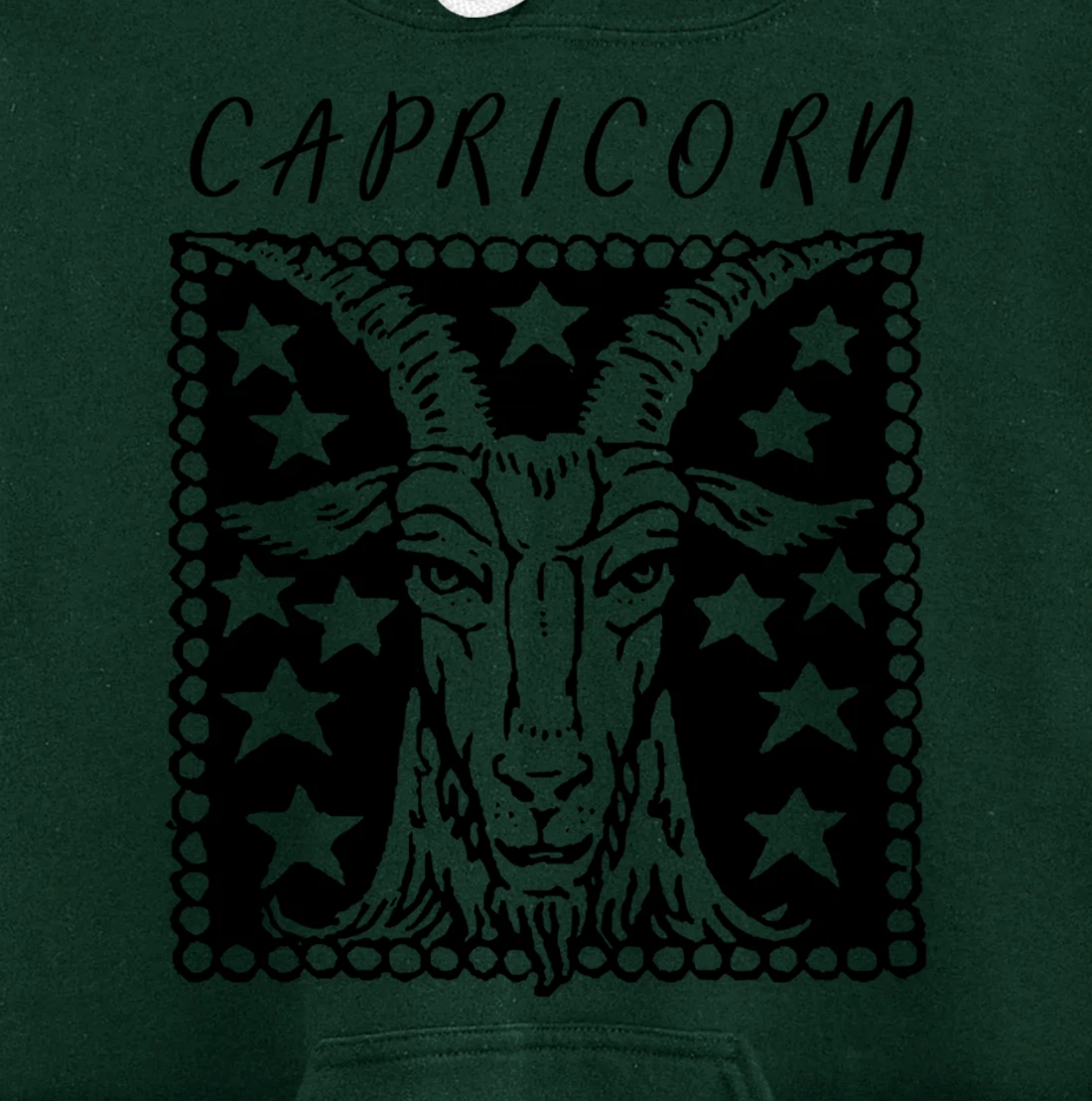 Zodiac Sign Capricorn Pullover Hoodie