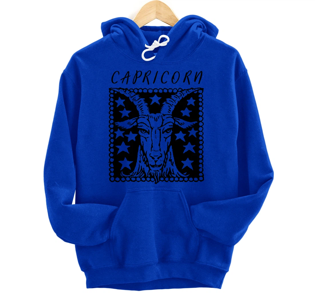 Zodiac Sign Capricorn Pullover Hoodie