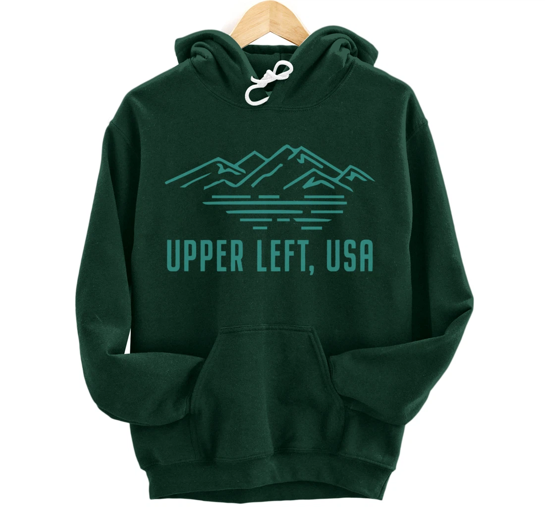 Upper Left USA- Pullover Hoodie
