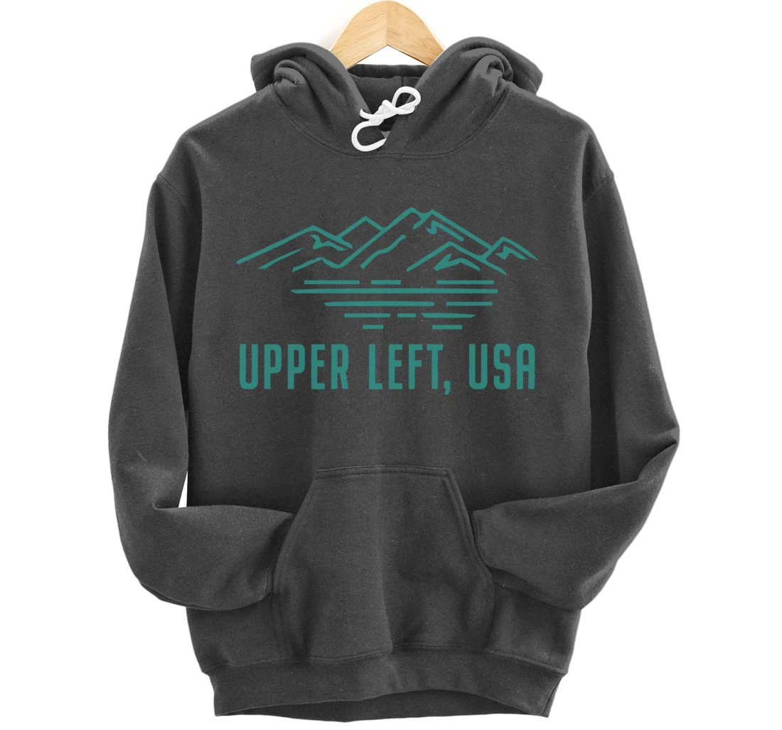 Upper Left USA- Pullover Hoodie