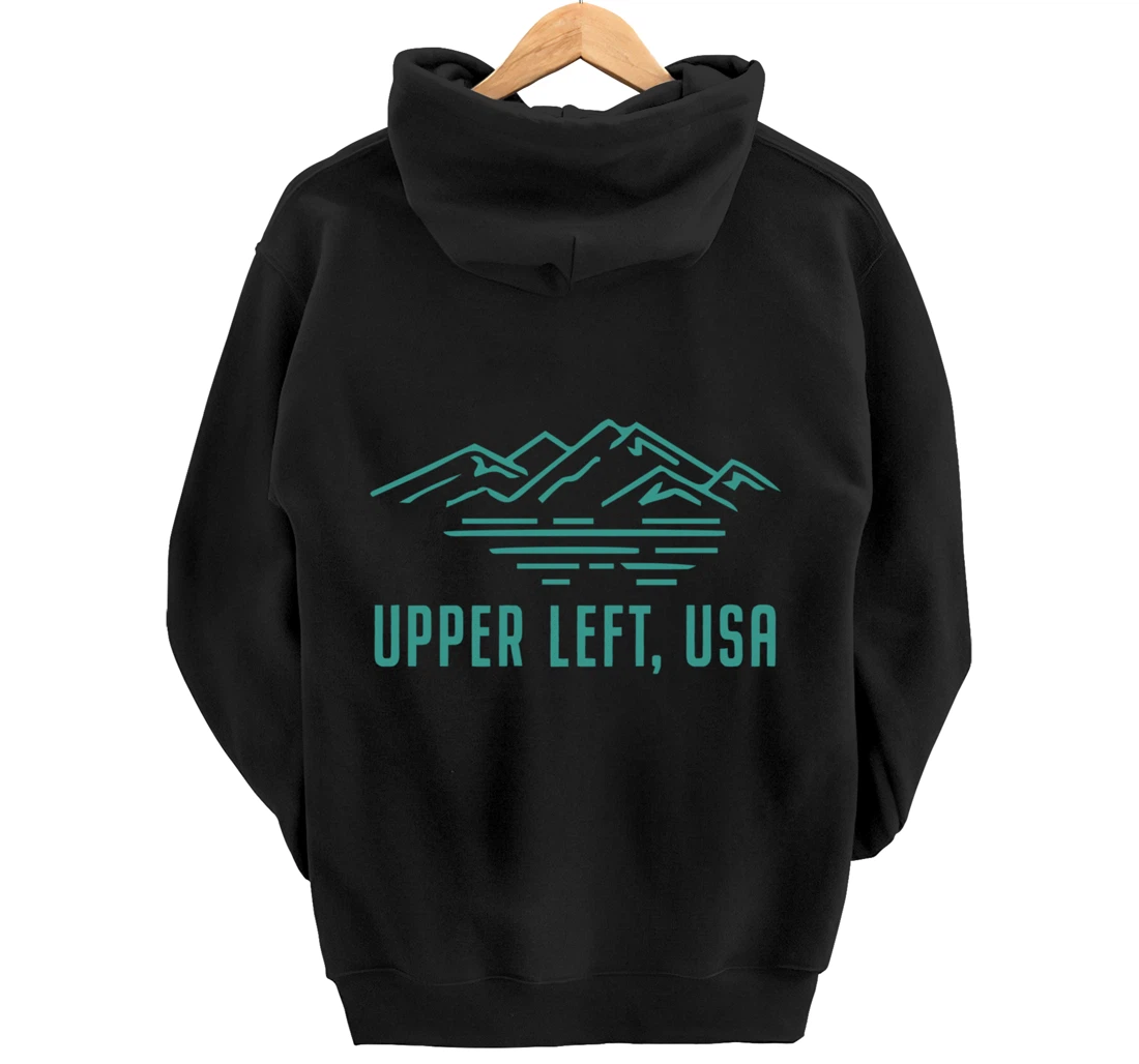 Upper Left USA- Pullover Hoodie