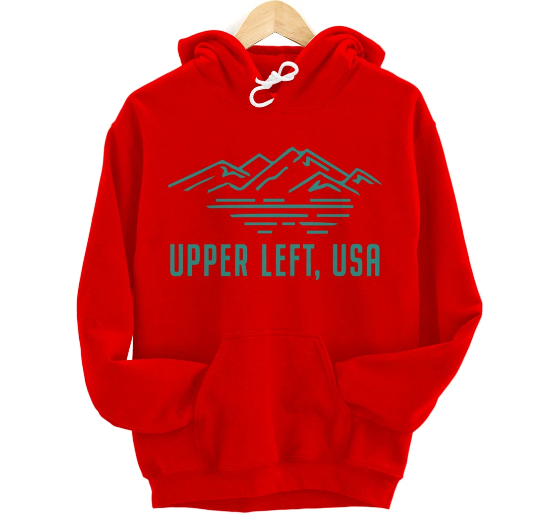 Upper Left USA- Pullover Hoodie