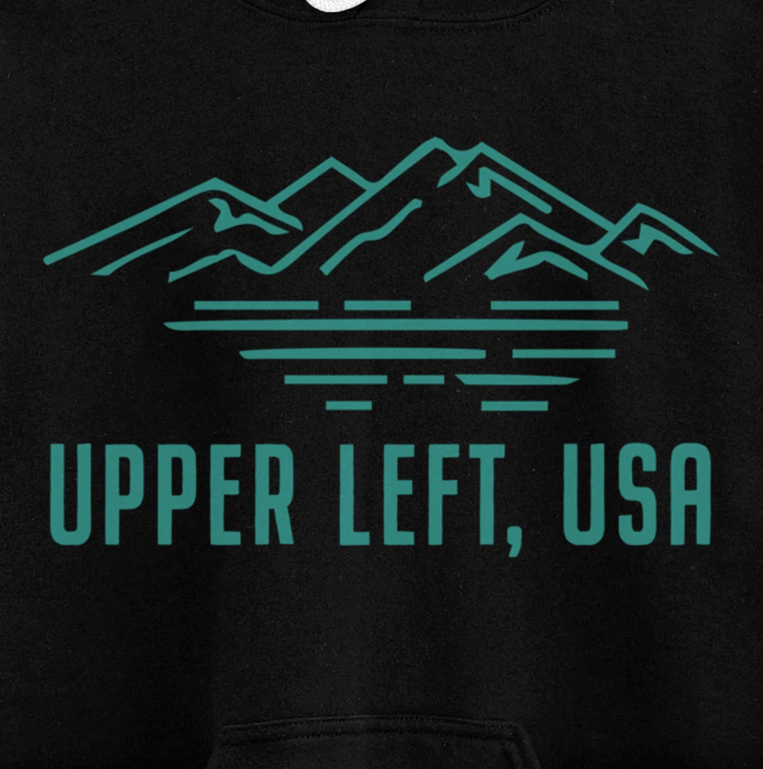 Upper Left USA- Pullover Hoodie