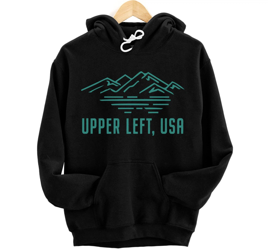 Upper Left USA- Pullover Hoodie