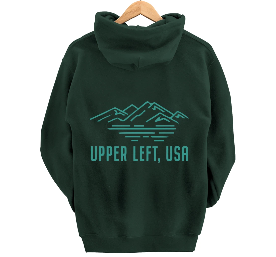 Upper Left USA- Pullover Hoodie
