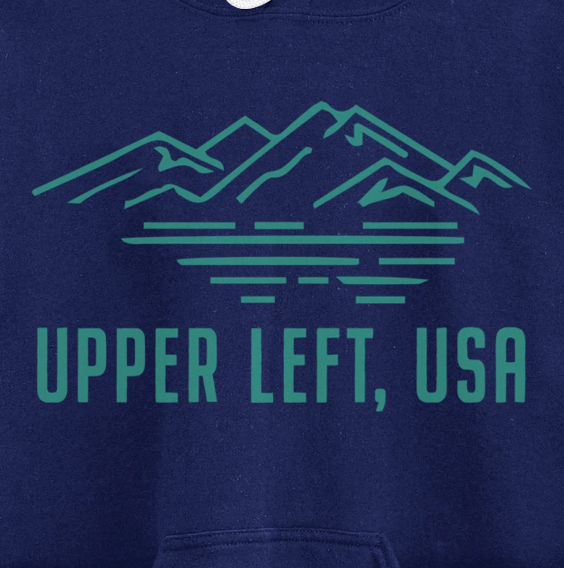 Upper Left USA- Pullover Hoodie