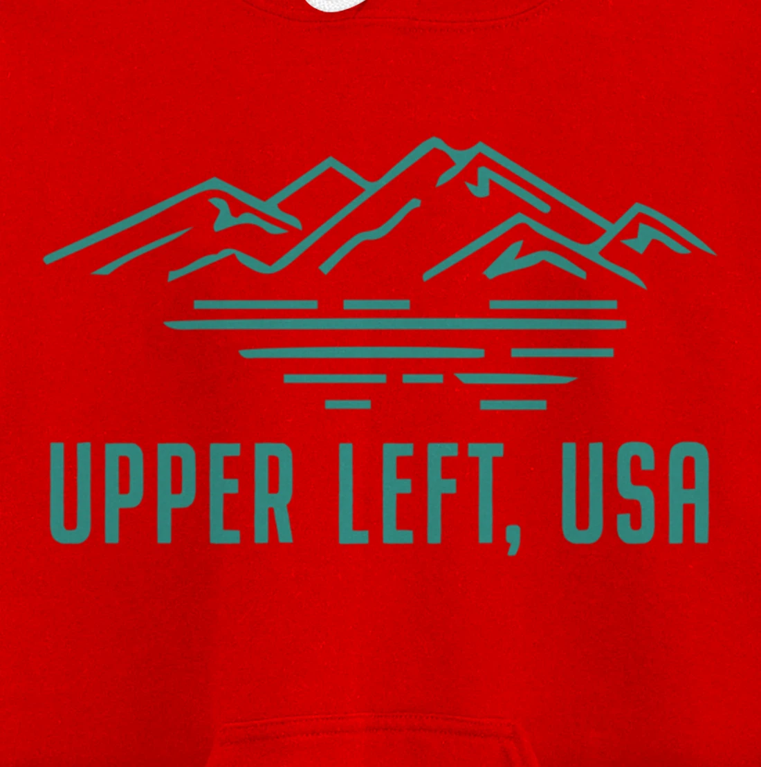 Upper Left USA- Pullover Hoodie