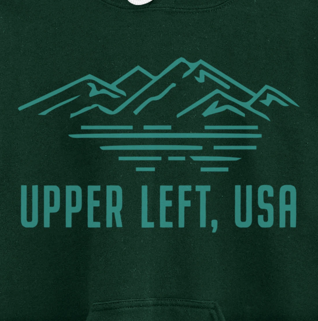 Upper Left USA- Pullover Hoodie
