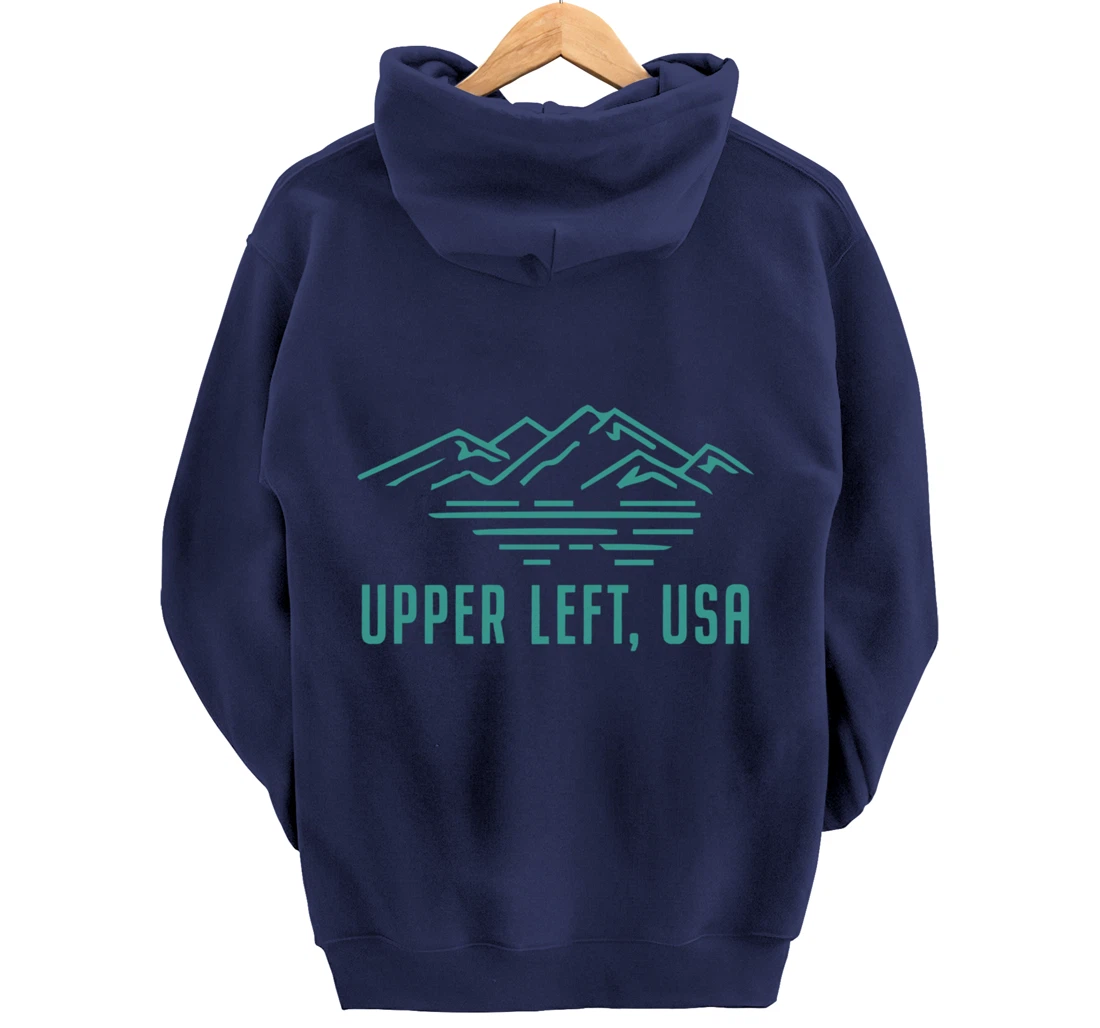 Upper Left USA- Pullover Hoodie