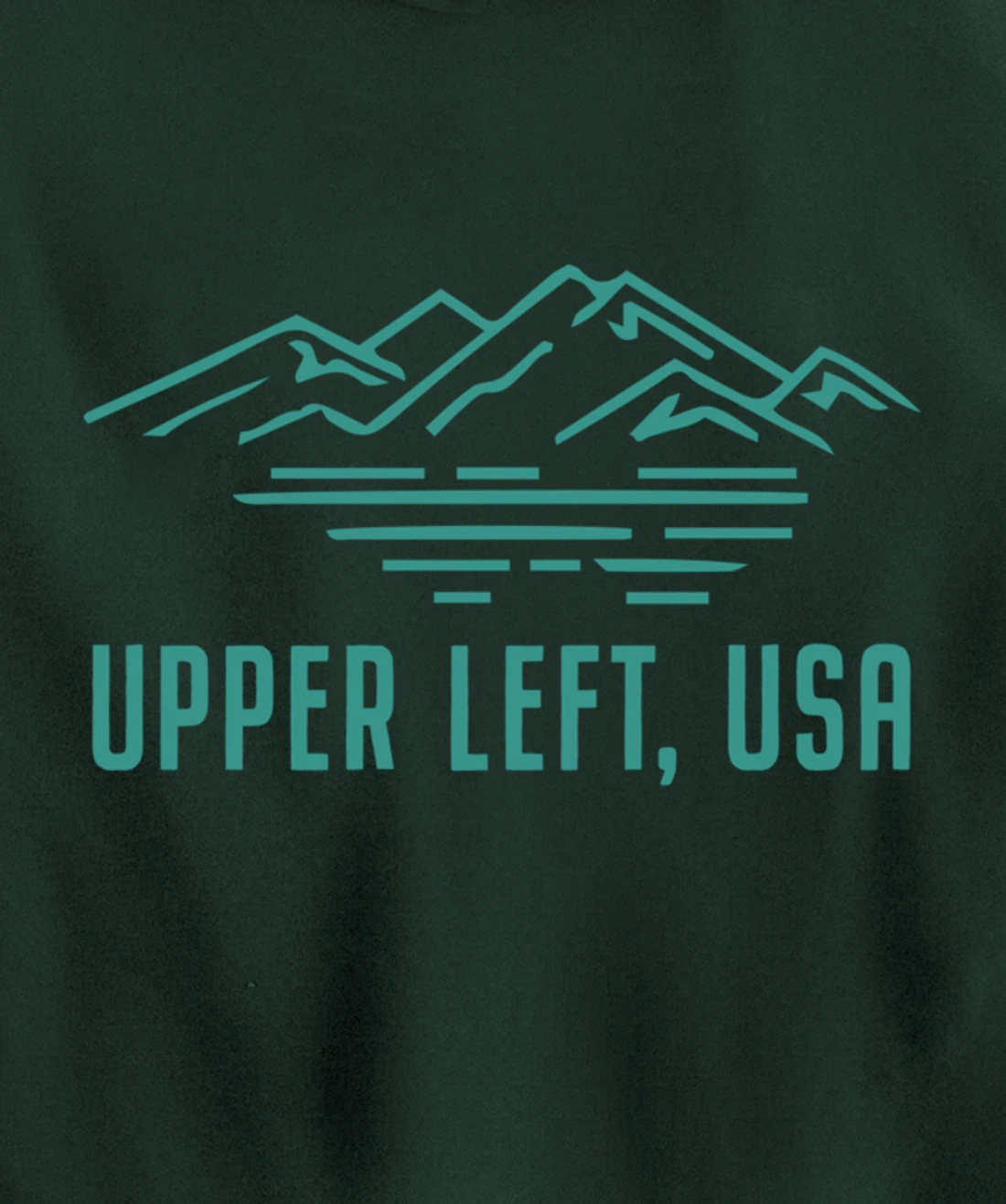 Upper Left USA- Pullover Hoodie