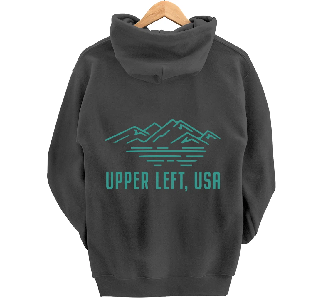 Upper Left USA- Pullover Hoodie
