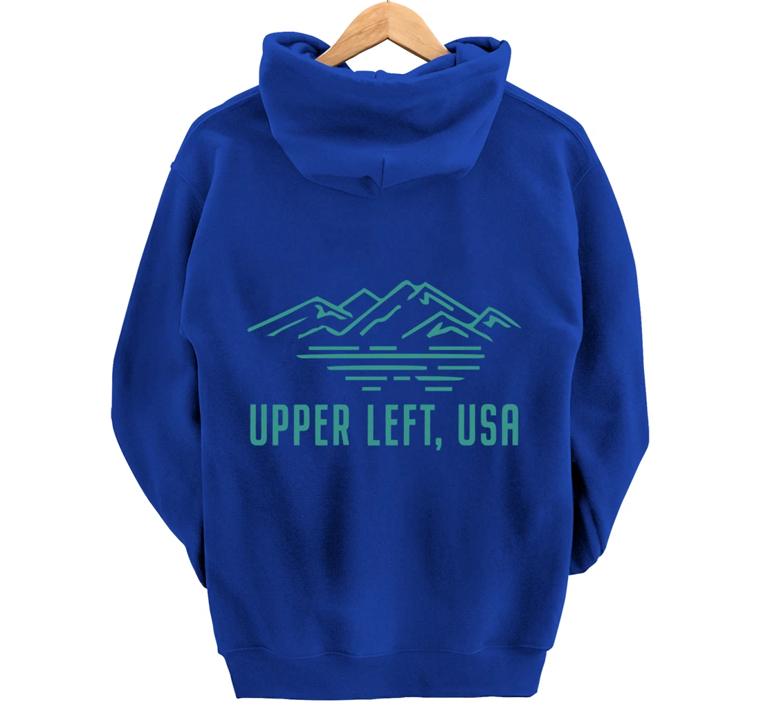 Upper Left USA- Pullover Hoodie