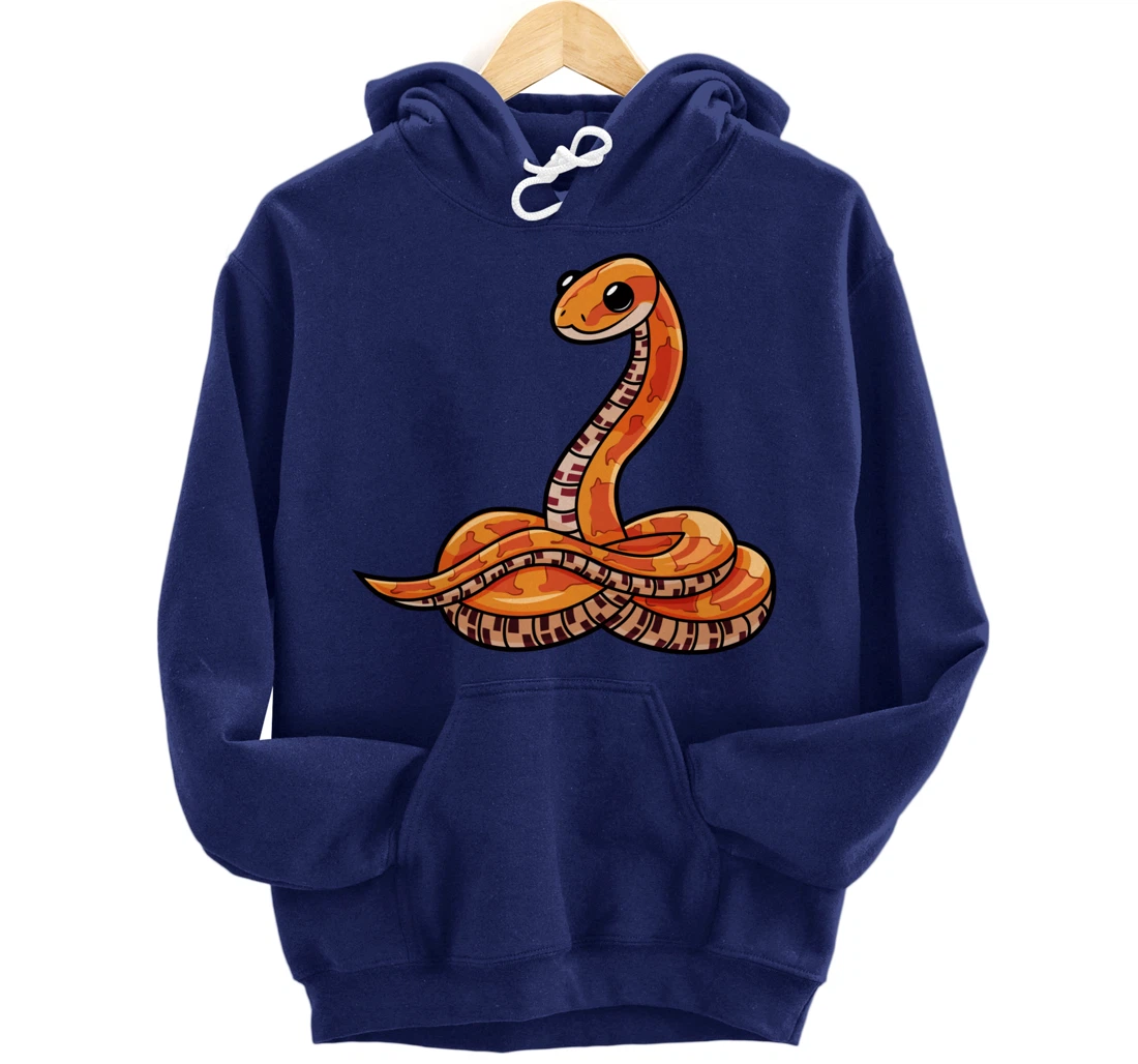 Cute Corn Snake Pullover Hoodie