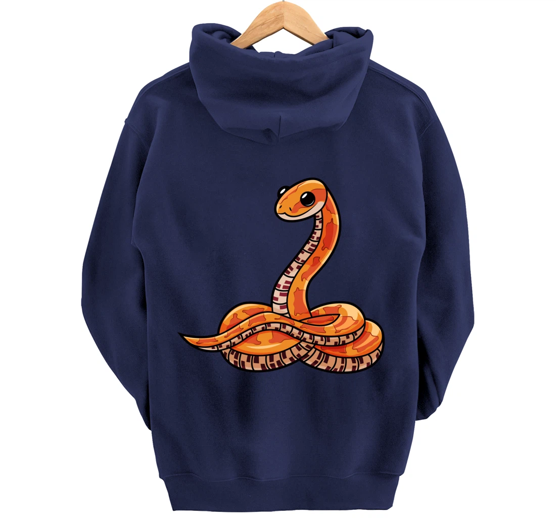 Cute Corn Snake Pullover Hoodie