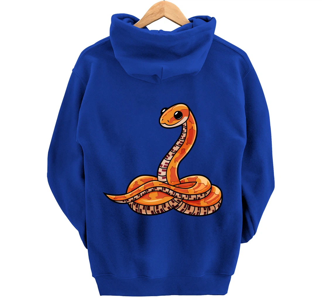 Cute Corn Snake Pullover Hoodie