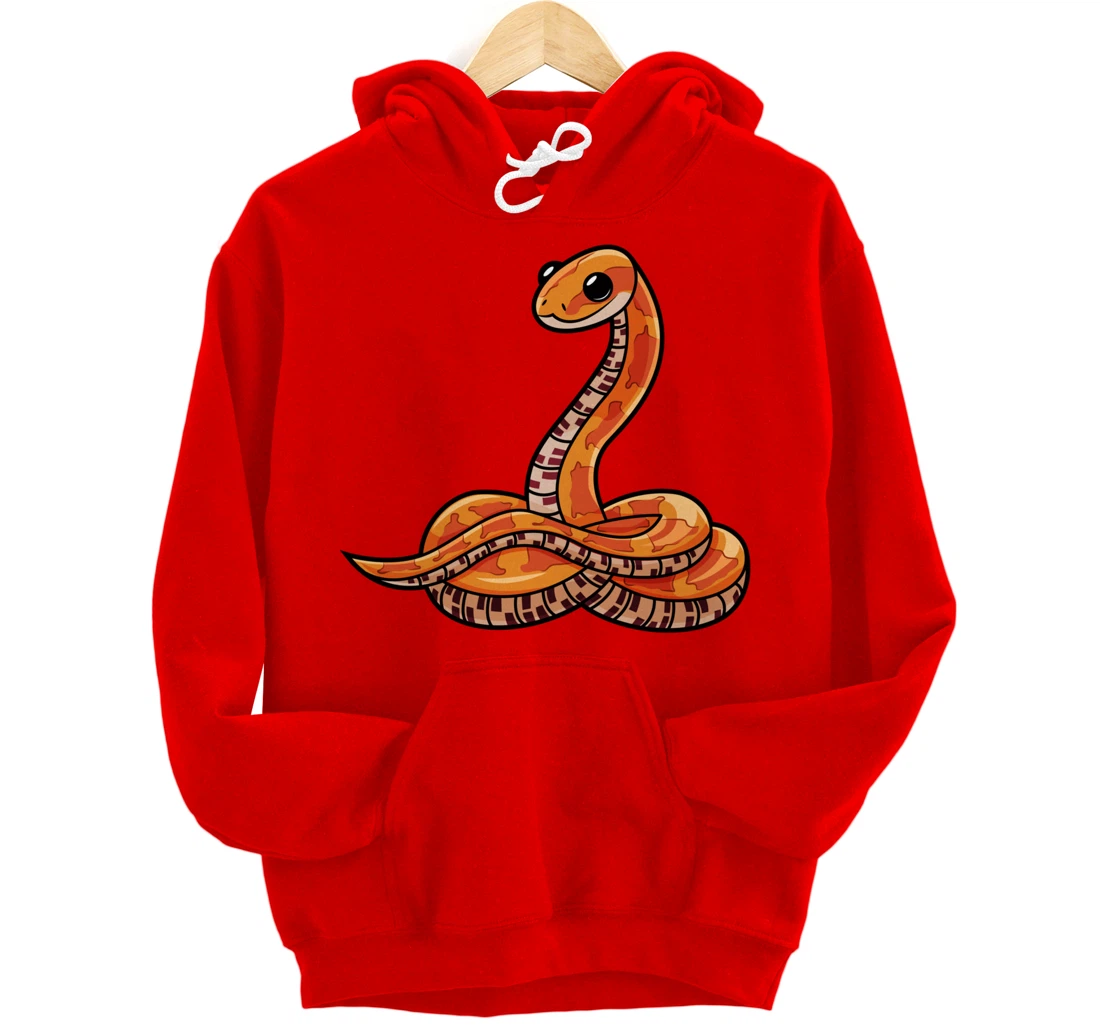 Cute Corn Snake Pullover Hoodie