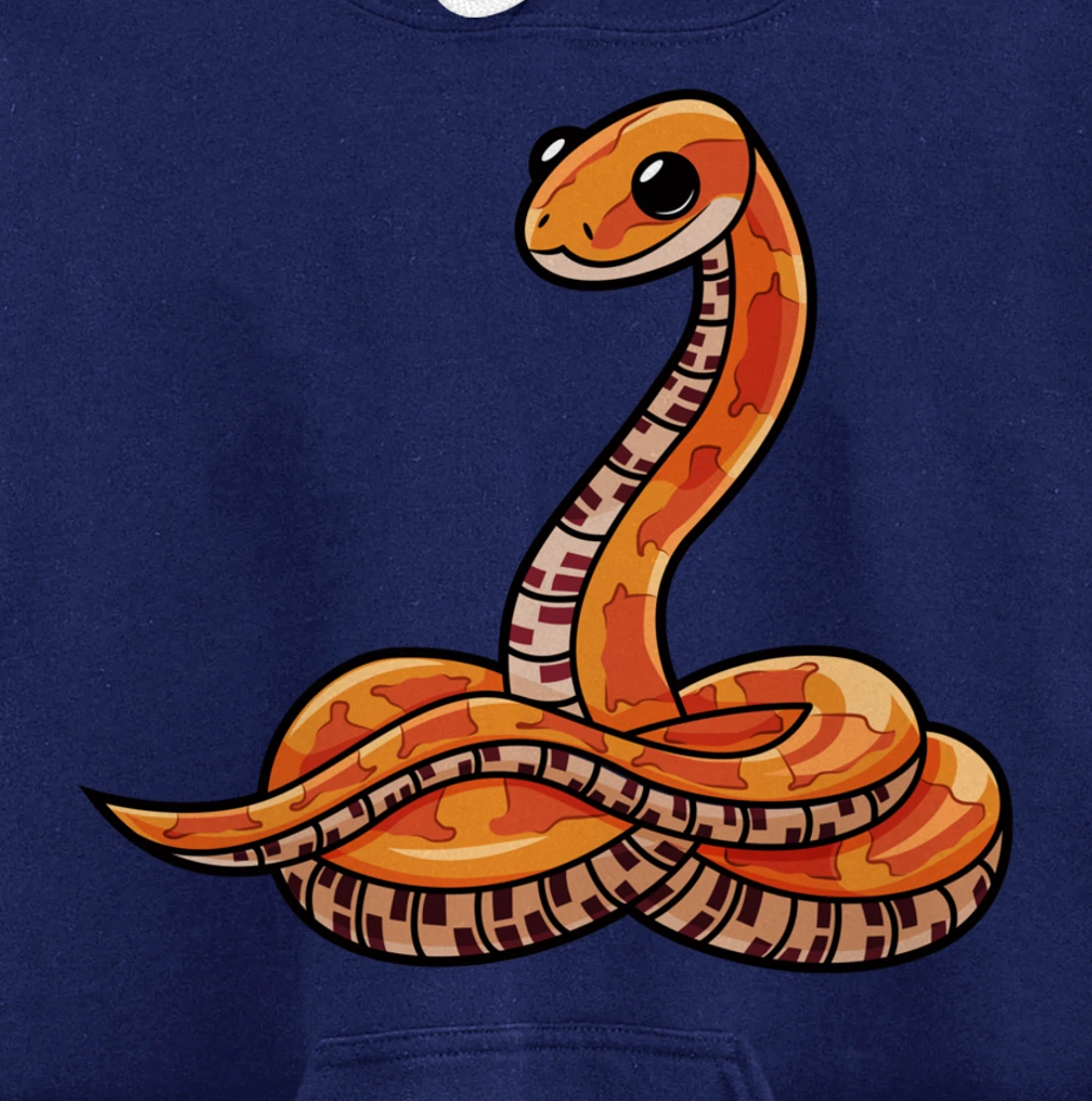 Cute Corn Snake Pullover Hoodie