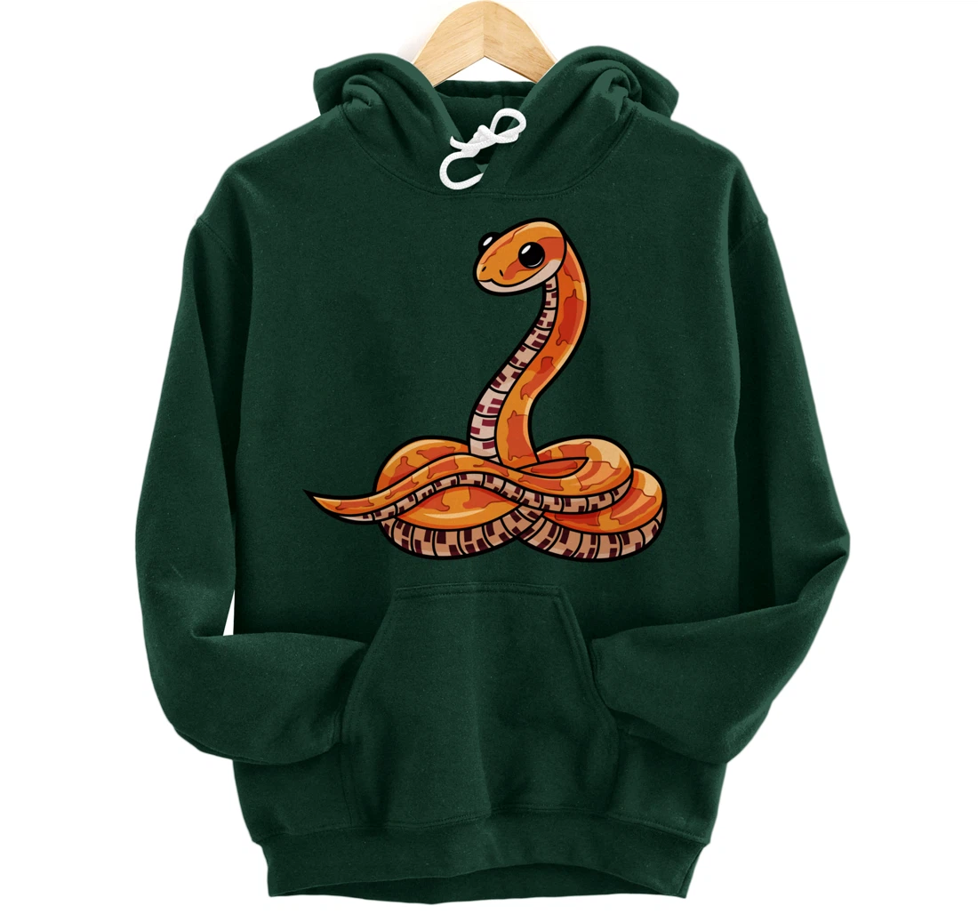 Cute Corn Snake Pullover Hoodie