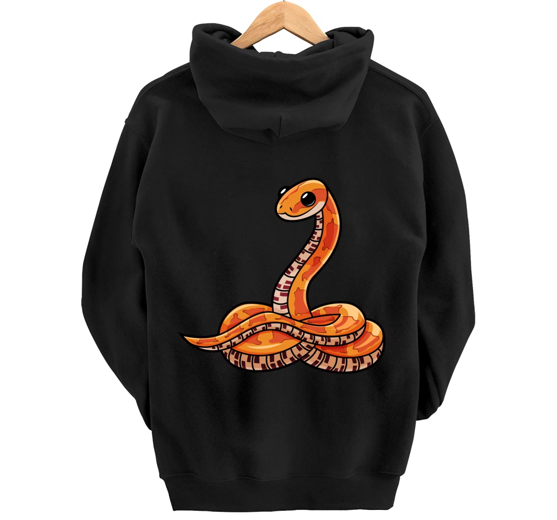 Cute Corn Snake Pullover Hoodie