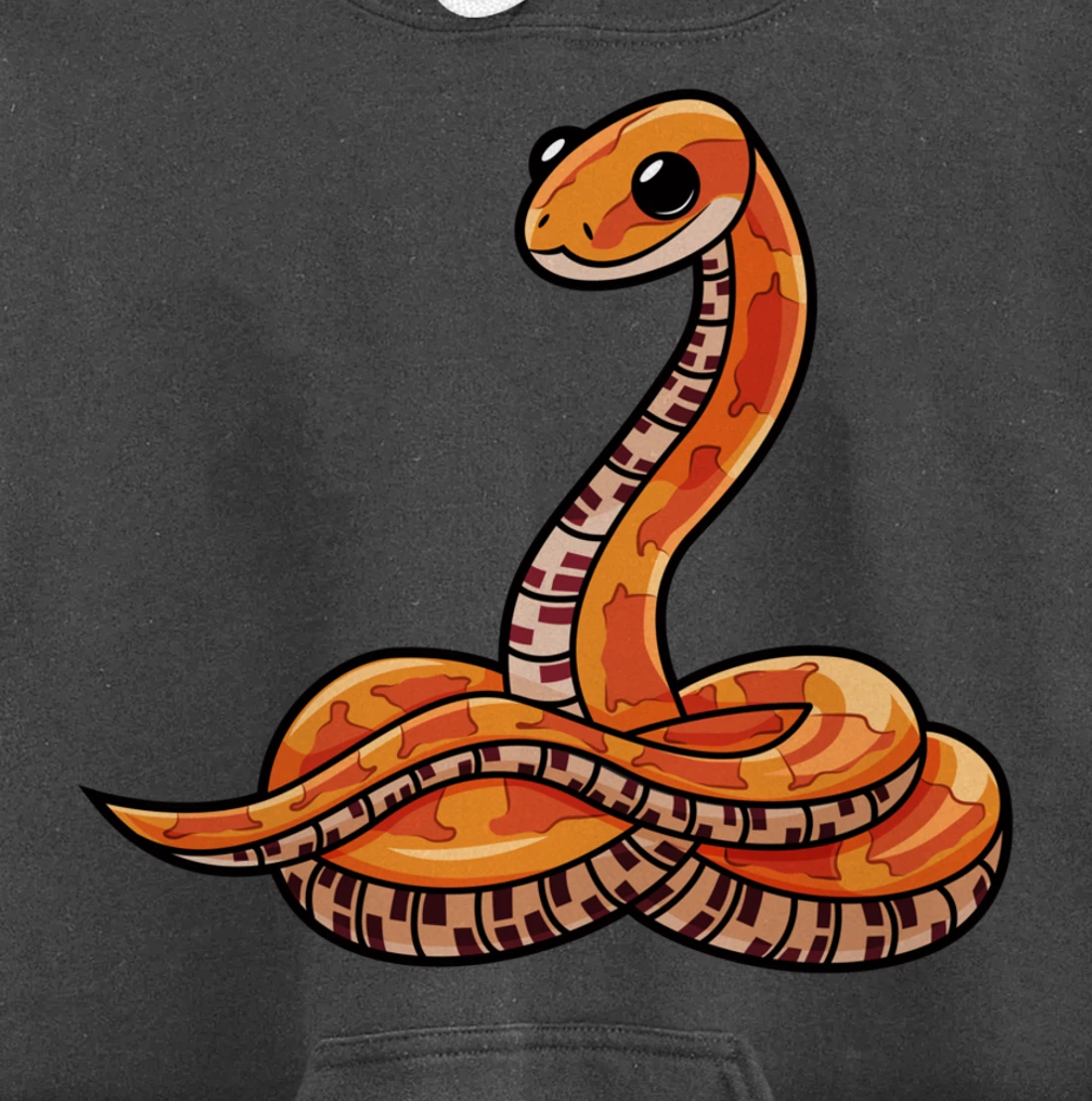 Cute Corn Snake Pullover Hoodie
