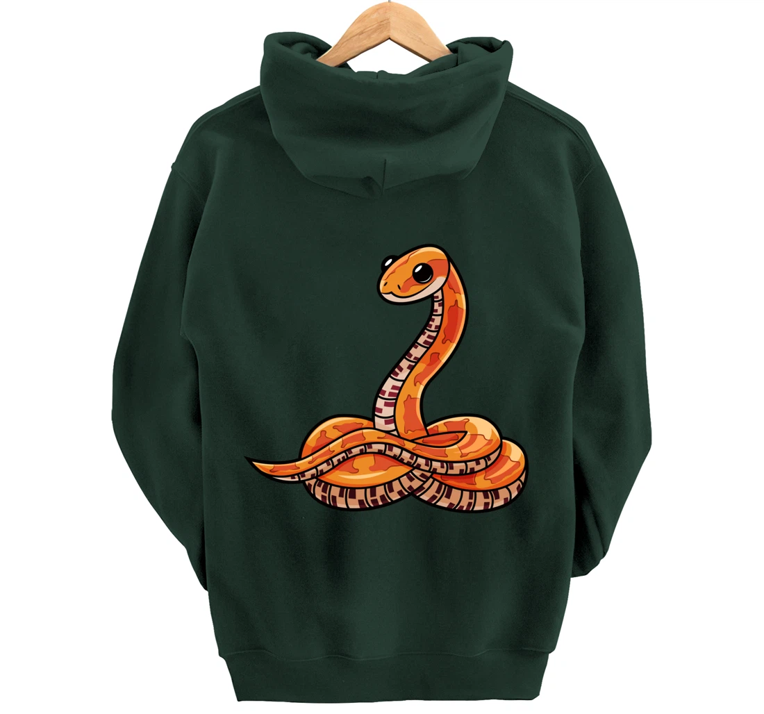 Cute Corn Snake Pullover Hoodie