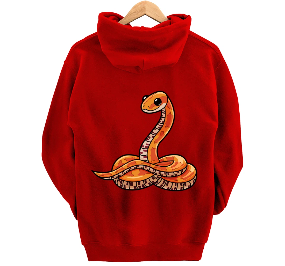 Cute Corn Snake Pullover Hoodie