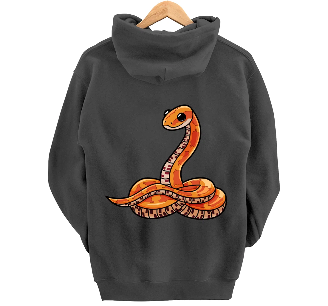 Cute Corn Snake Pullover Hoodie