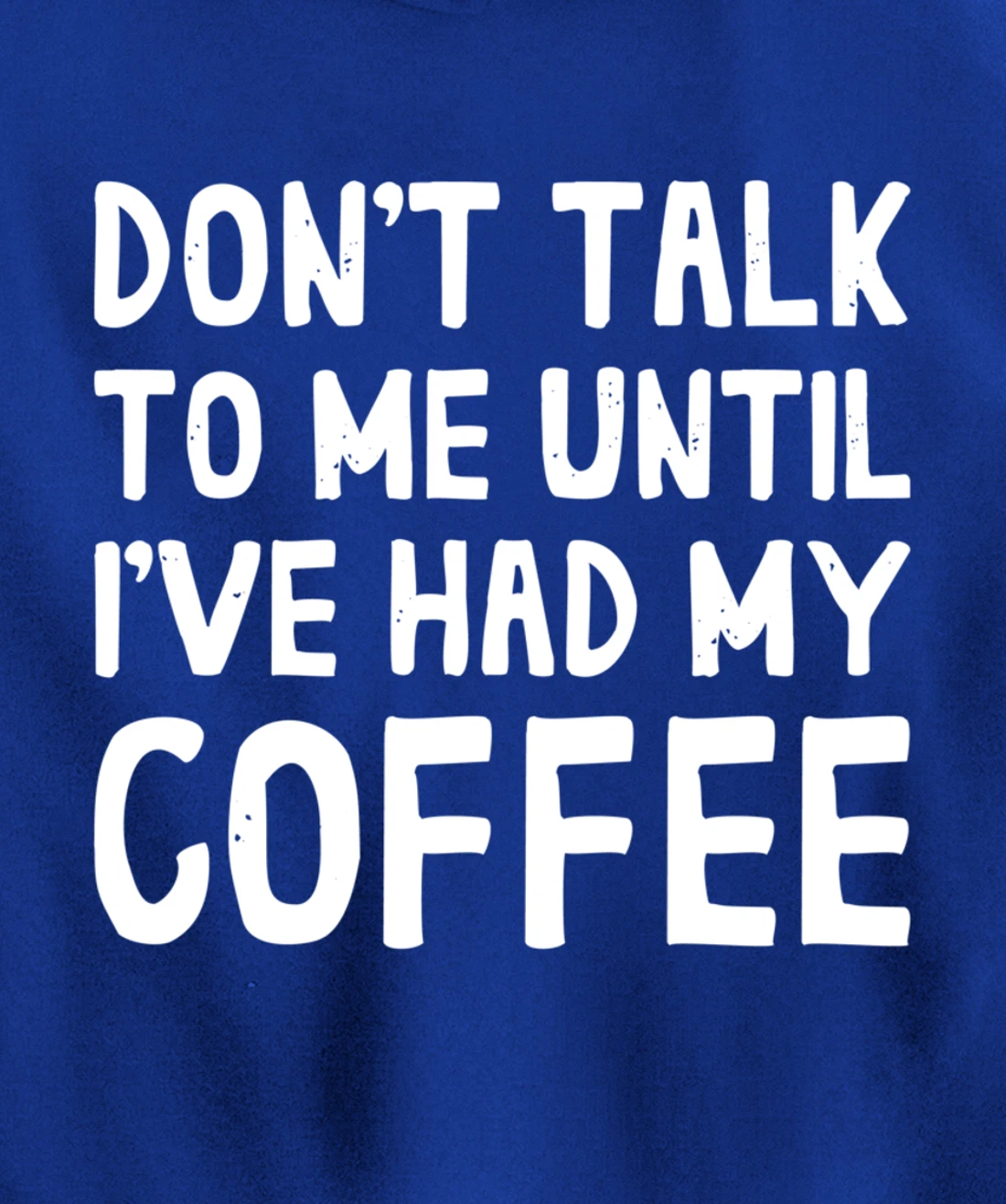 Don't Talk To Me! Until I've Had My Coffee Funny Coffee Pullover Hoodie