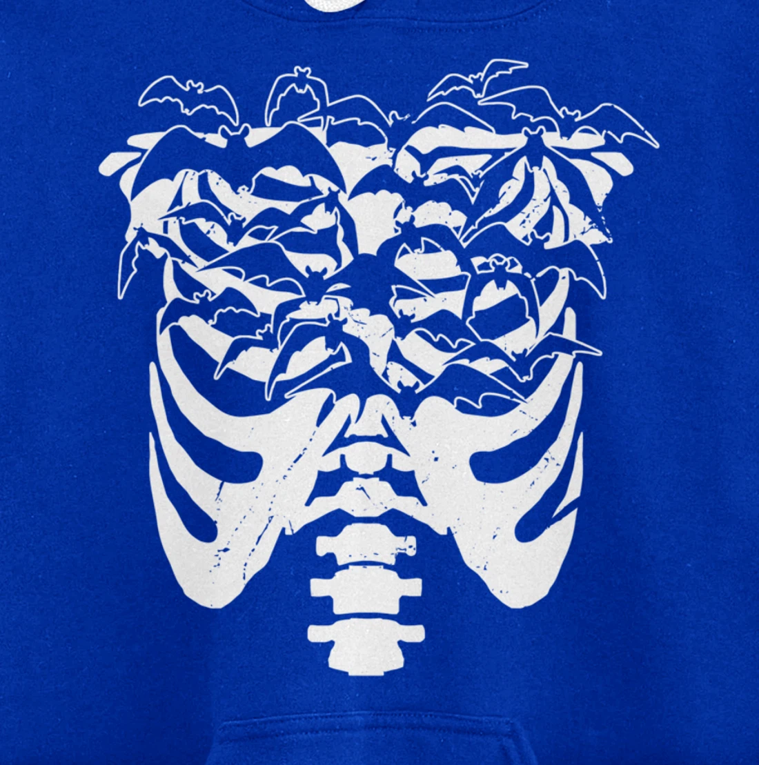 Fun Goth Pastel Goth Skeleton Bat Design Idea Pullover Hoodie