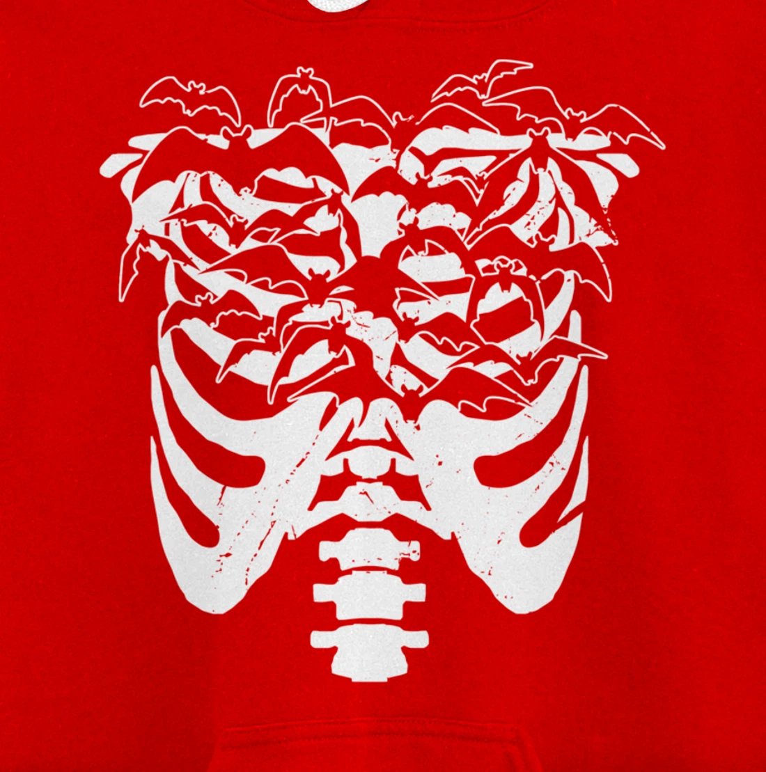 Fun Goth Pastel Goth Skeleton Bat Design Idea Pullover Hoodie